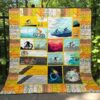 Cycling Passion Quilt Blanket Lk08  Quilt